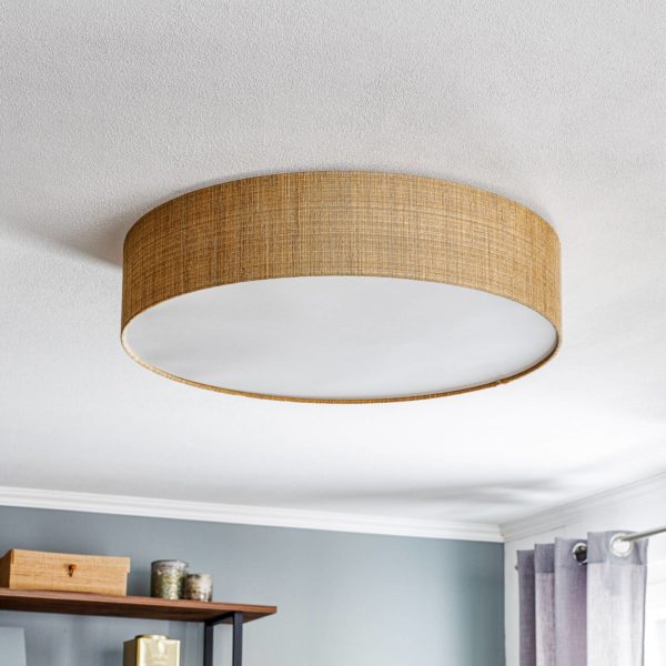 Euluna Plafonnier Turda, Ø 65 cm, doré Euluna