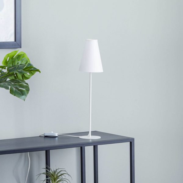 Euluna Lampe à poser Trifle, blanche Euluna