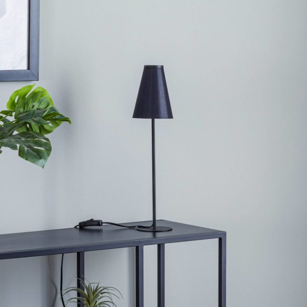 Euluna Lampe à poser Trifle, noire Euluna