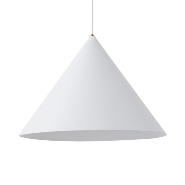 Euluna Suspension Zenith L en métal blanc Euluna