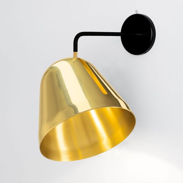 Nyta Tilt Wall Brass applique, raccord mural NYTA