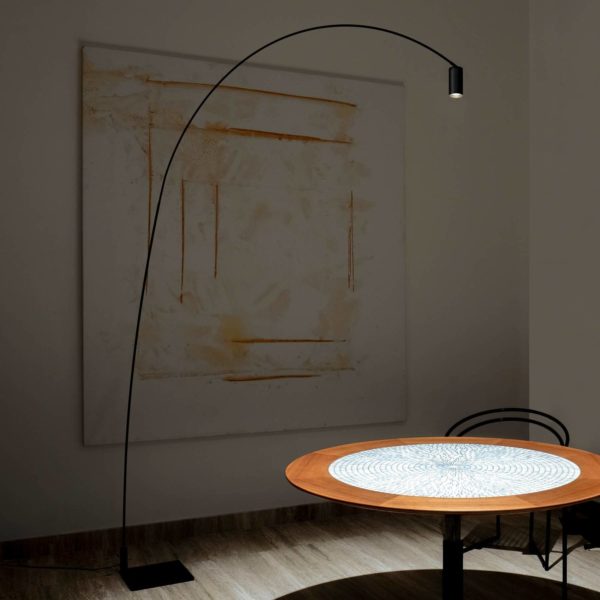 Nemo Fox lampadaire arqué LED avec variateur NEMO