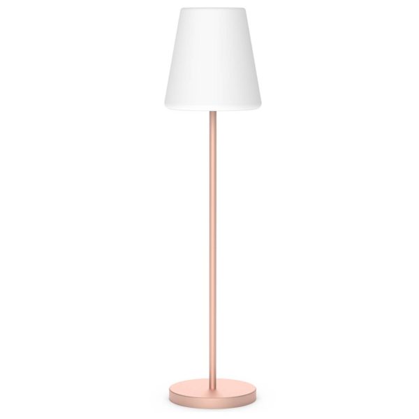 Newgarden Lola Slim 180 lampadaire solaire or rose Newgarden