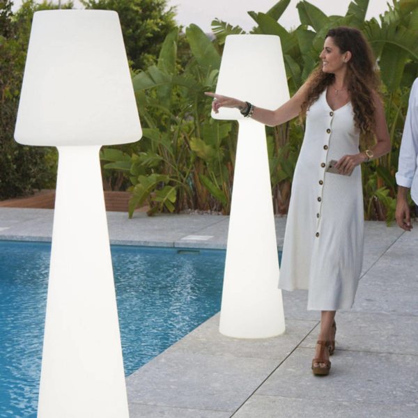Newgarden Lola lampe sur pied hauteur 165 cm blanc chaud Newgarden