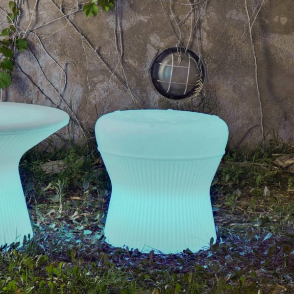 Newgarden Corfu Tabouret solaire à LED