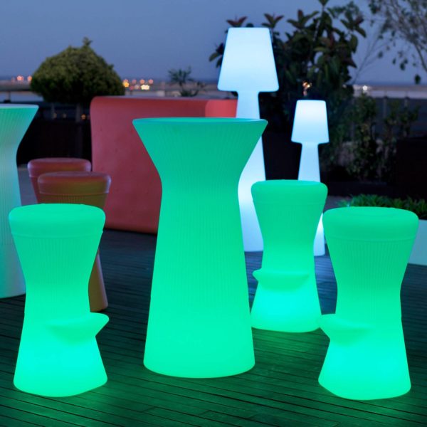 Newgarden Corfu tabouret bar LED