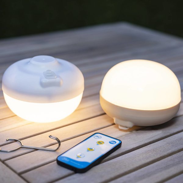 Newgarden Cherry lampe décorative LED beige/blanc Newgarden