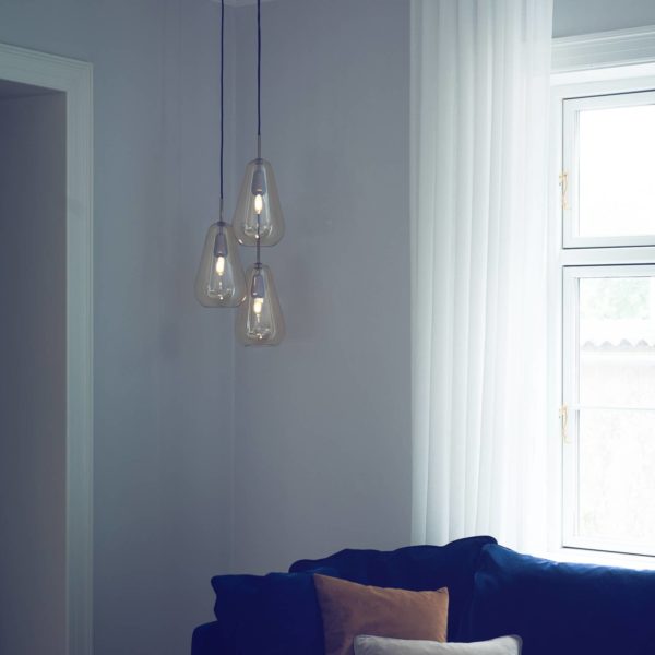 Nuura Aps Nuura Anoli 3 suspension, 3 lampes, dorée Nuura Aps