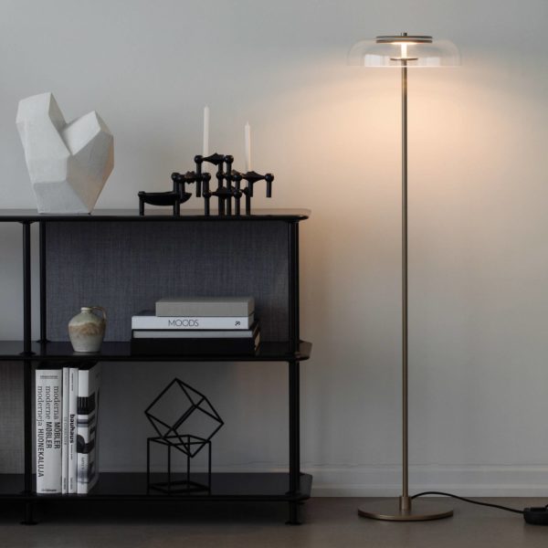 Nuura Aps Nuura Blossi Floor Ø 29 lampadaire LED doré Nuura Aps