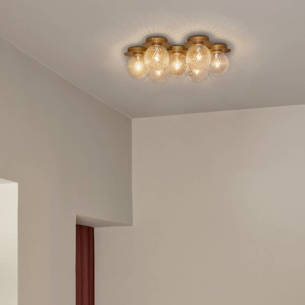 Nuura Aps Nuura Liila Star applique 7 lampes, transparent Nuura Aps