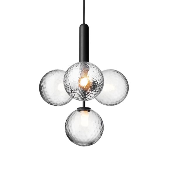 Nuura Aps Nuura Liila 4 suspension gris/transparent Nuura Aps