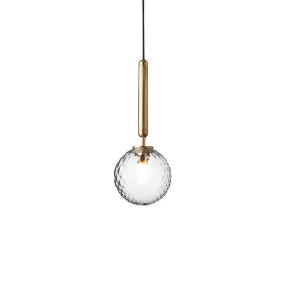 Nuura Aps Nuura Liila 1 suspension laiton/transparent Nuura Aps