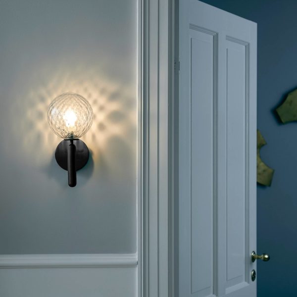 Nuura Aps Nuura Miira Wall applique gris/transparent Nuura Aps