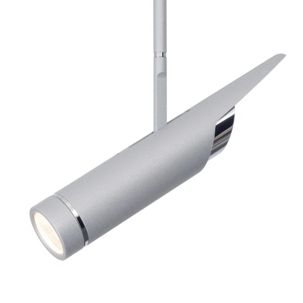 Oligo Aviation spot sur rail 41° chromé mat 2 700K Oligo