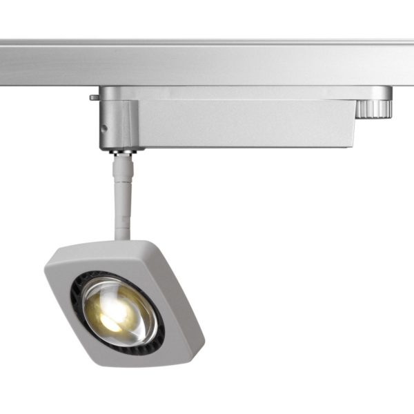 Oligo Kelveen spot sur rail LED BC 40° chromé mat Oligo