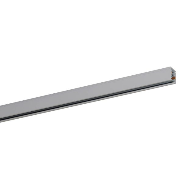 Oligo SMART.TRACK rail perforé 150 cm chromé mat Oligo