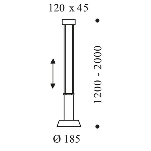 OLIGO Glance suspension LED 1 lampe rouge mate Oligo