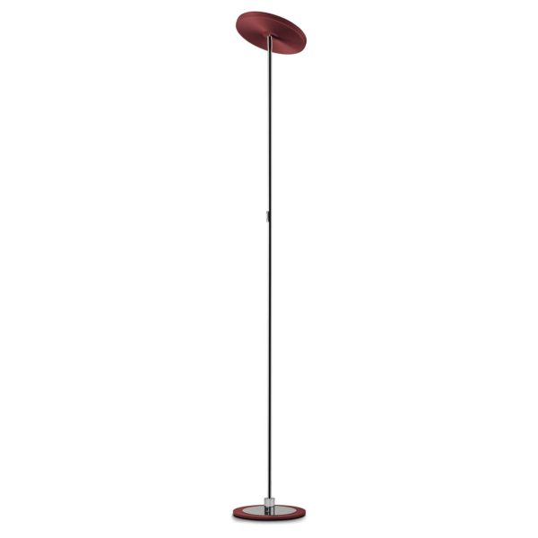 OLIGO Decent Max lampadaire LED rouge mat Oligo
