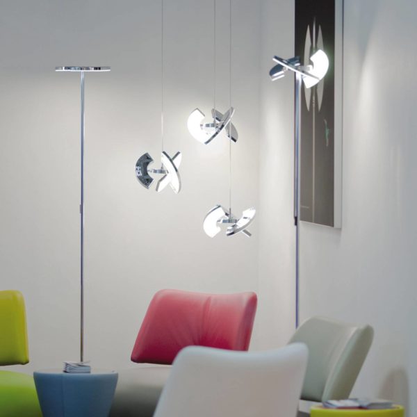 OLIGO Trinity suspension LED 3 segments mobiles Oligo