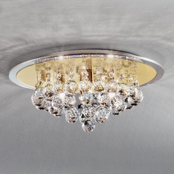 Orion Plafonnier en cristal TUILA