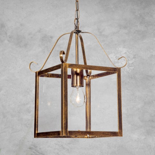 Orion Magnifique suspension FALOTTA carrée, à 1 lampe Orion