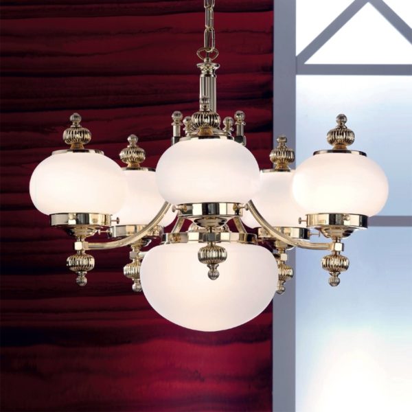 Orion DELIA - lustre noble 6 lumières Orion