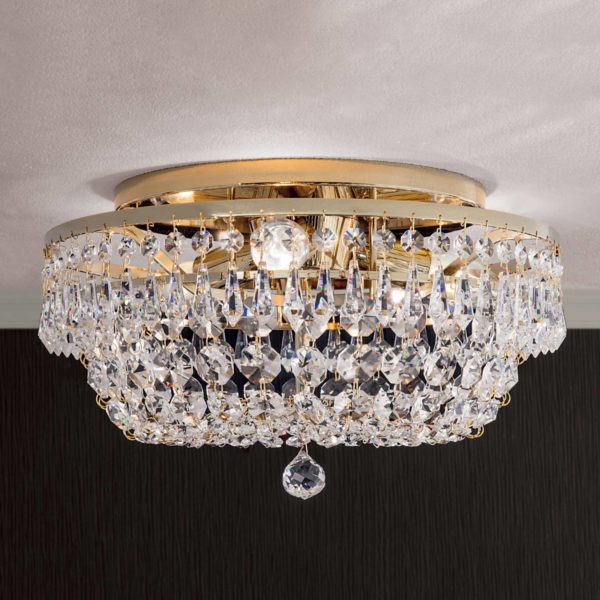 Orion Plafonnier cristal SHERATA rond