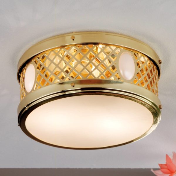 Orion Plafonnier rond Alt Wien laiton brillant Orion