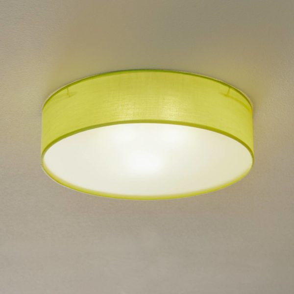 Orion Plafonnier textile vert Jitendra Orion