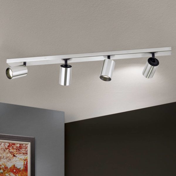 Orion Plafonnier avec spots Sean, quatre lampes Orion