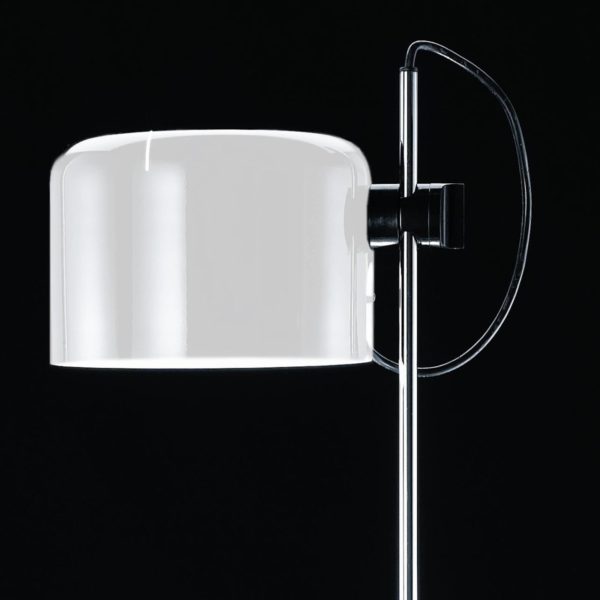 Oluce Coupé - lampe sur pied design intemporel blanc Oluce