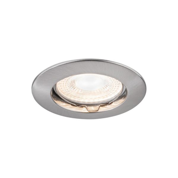Paulmann Premium SECURE NV – spot encastrable, fer brossé Paulmann