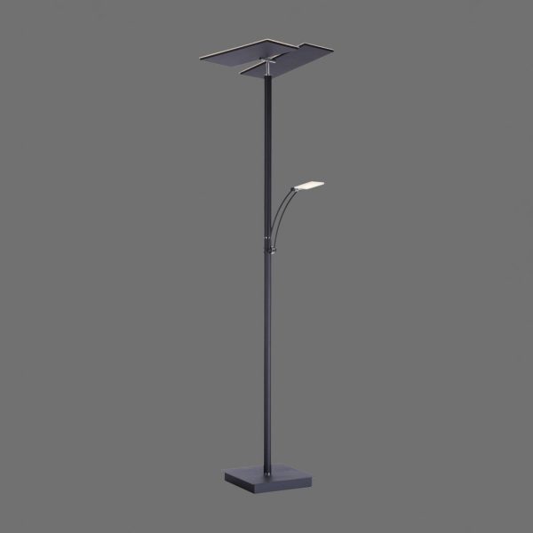 Paul Neuhaus Lampadaire LED Artur, anthracite, dimmable, CCT PAUL NEUHAUS