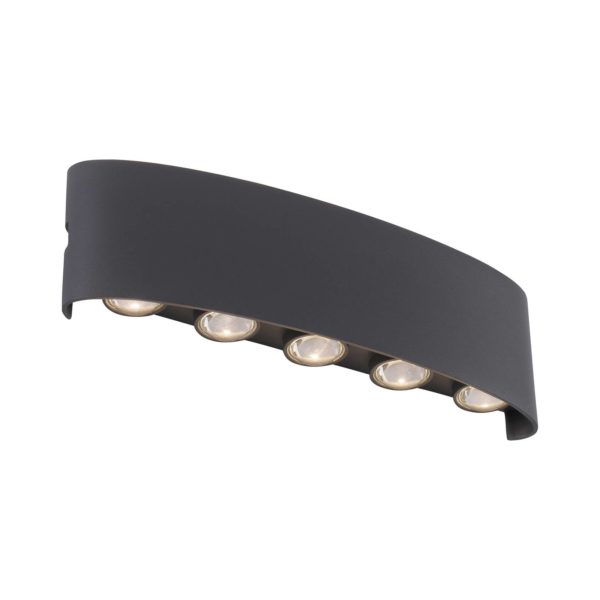 Paul Neuhaus Applique d’extérieur LED Carlo, IP54, à 10 lampes PAUL NEUHAUS