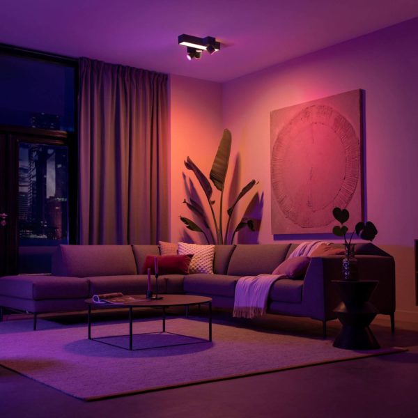 Philips Hue Centris Cross à 3 lampes noir Philips Hue