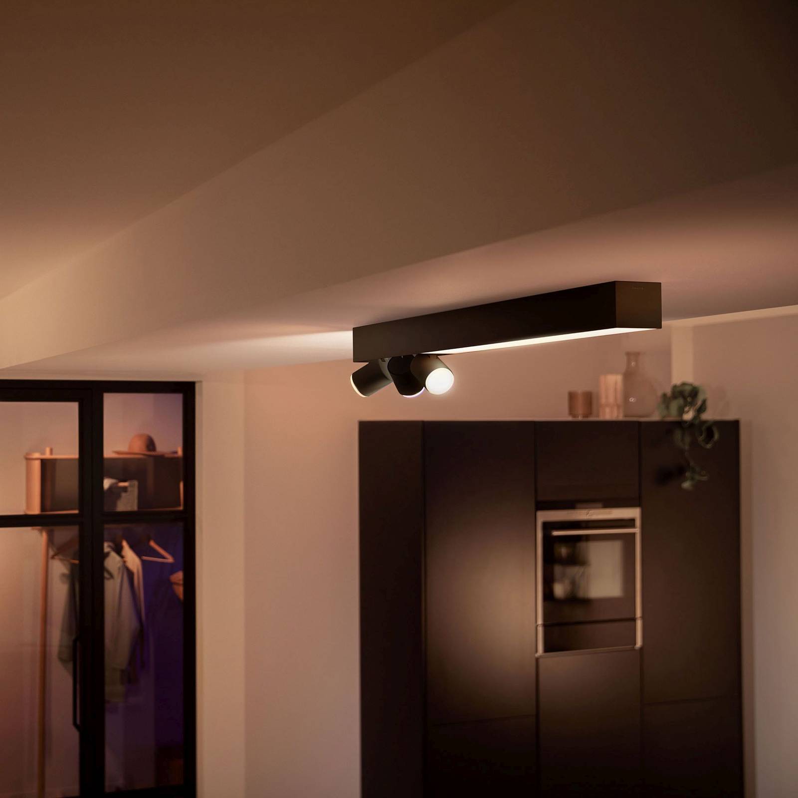 Philips Hue Centris spot plafond à 3 lampes noir Philips Hue