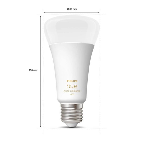 Philips Hue White Ambiance ampoule LED E27 13,5W Philips Hue