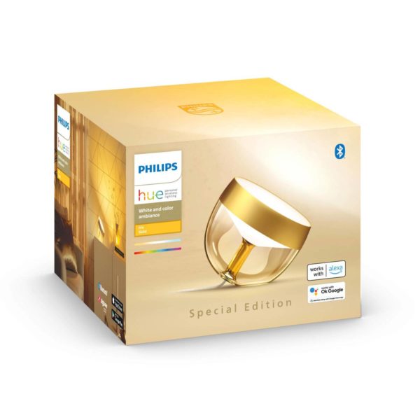Philips Hue Iris WACA lampe à poser LED dorée Philips Hue