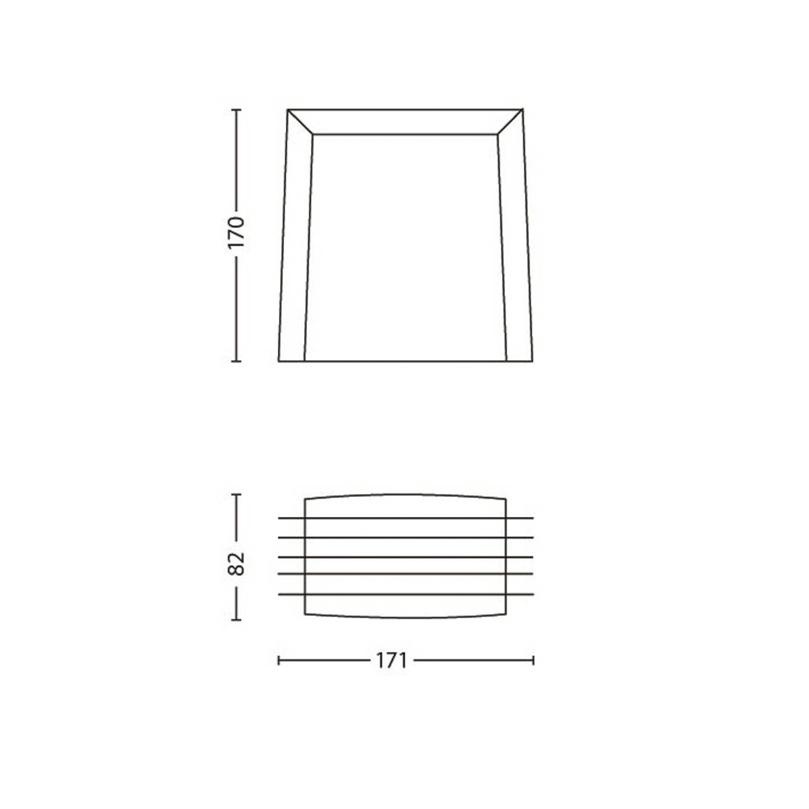 Philips myGarden Shades applique E27 grise Philips