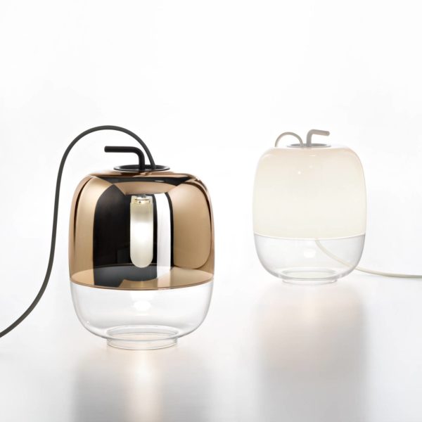 Prandina Gong T1 lampe à poser dorée Prandina
