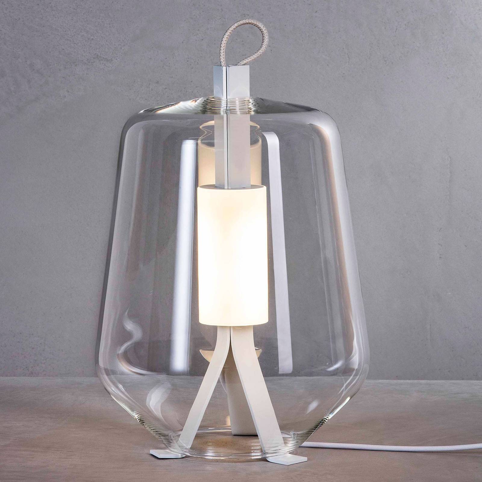 Prandina Luisa T1 lampe à poser 2700K transparente Prandina