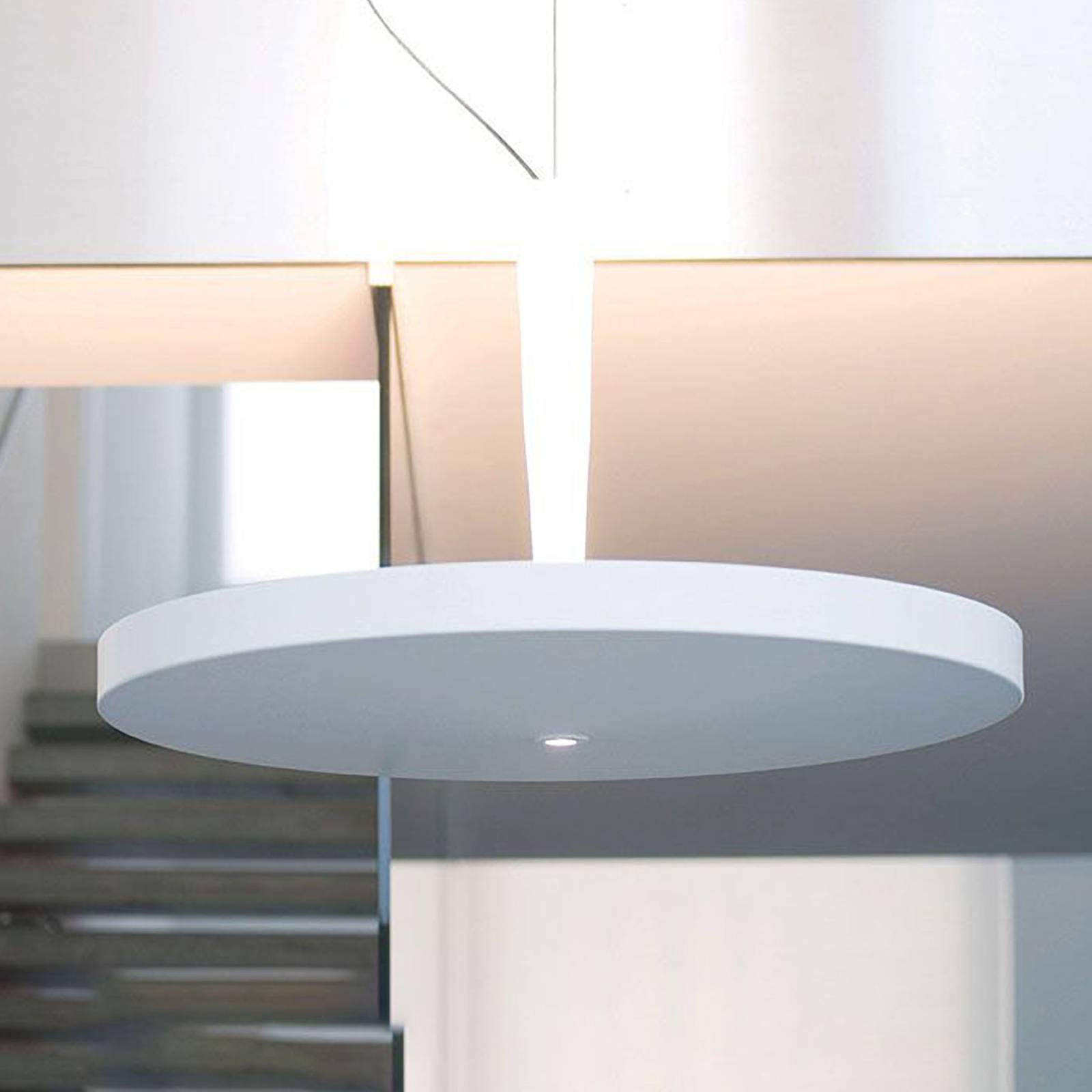 Prandina Equilibre Halo S3 suspension blanche Prandina