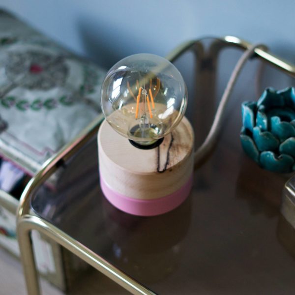 Almut von Wildheim ALMUT 0239 lampe à poser durable, pin/rose Almut von Wildheim