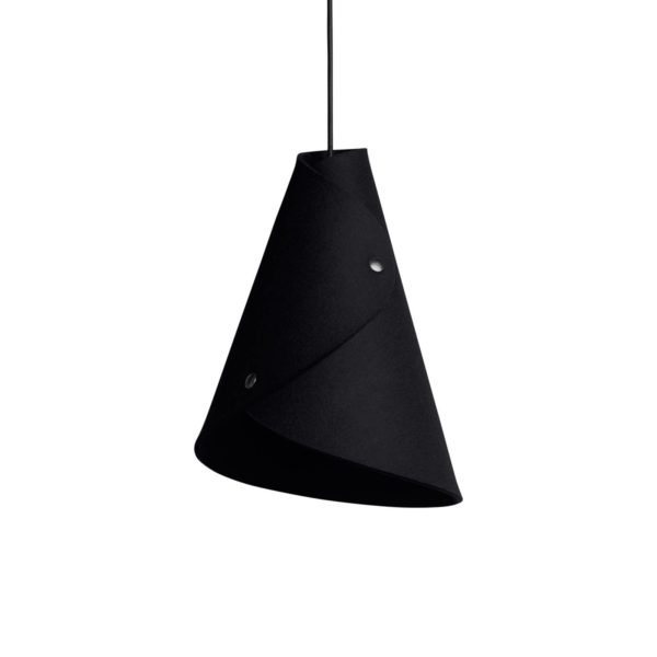 Almut von Wildheim ALMUT 0314 suspension arquée, 1 lampe, noire Almut von Wildheim