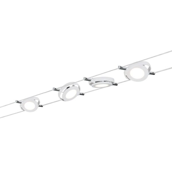 Paulmann Système de câbles MacRound à 4 lampes Paulmann