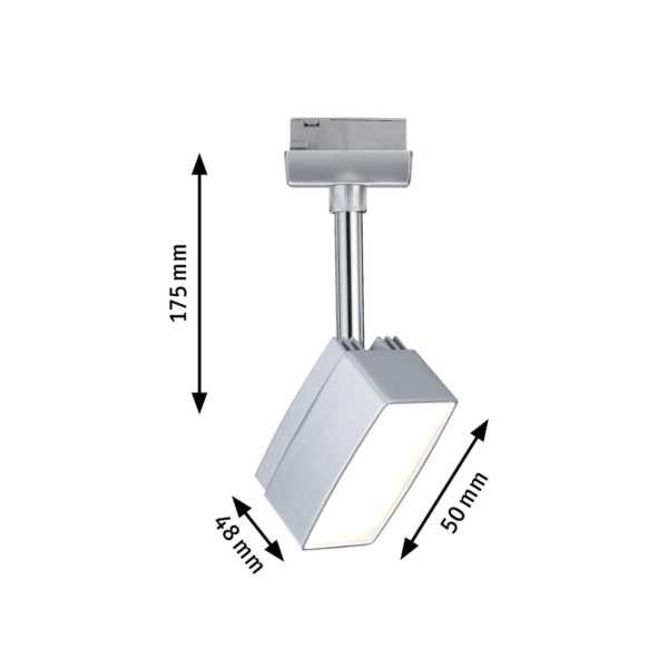 Paulmann URail Pedal spot LED 5 W en chromé Paulmann