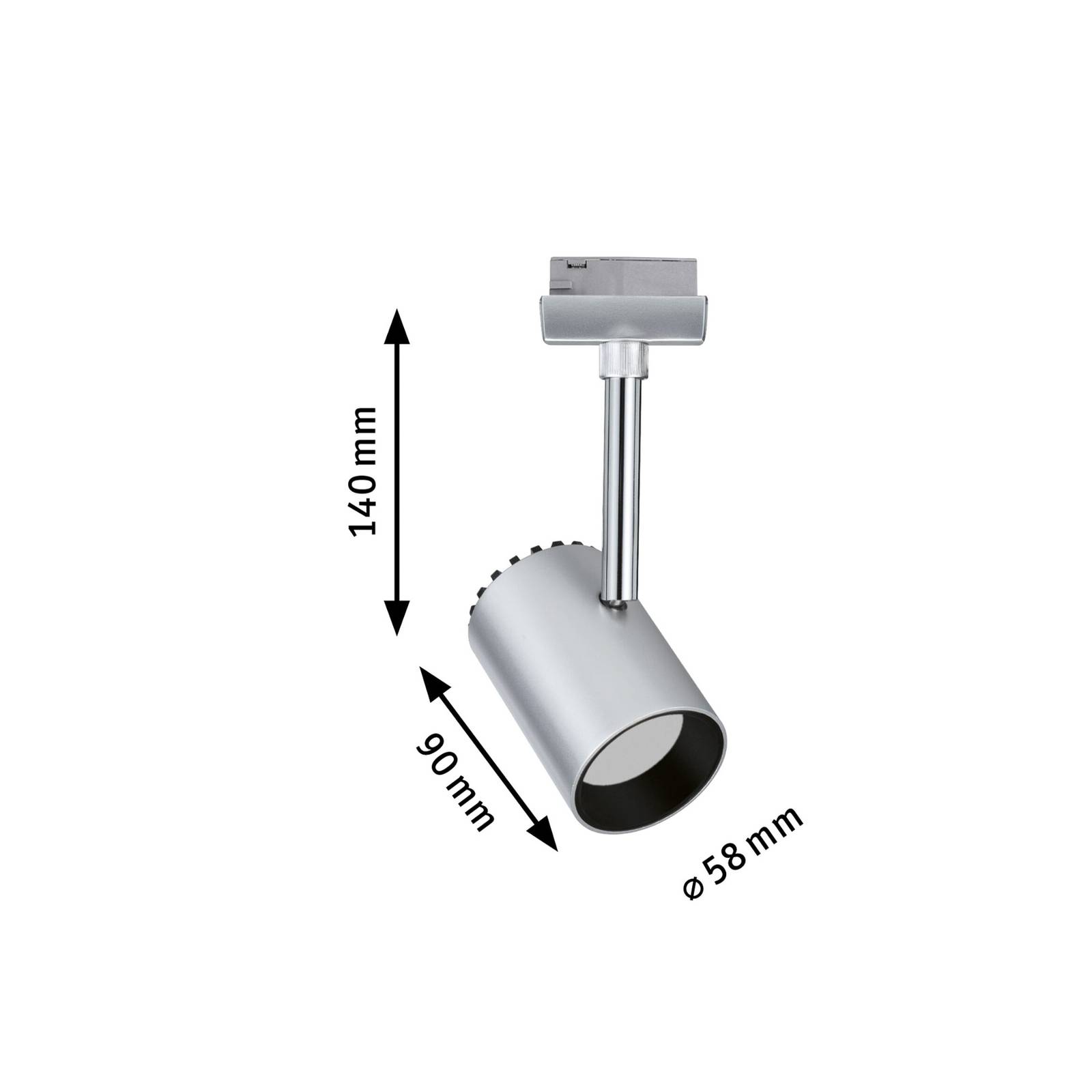 Paulmann URail Shine spot LED en chromé Paulmann