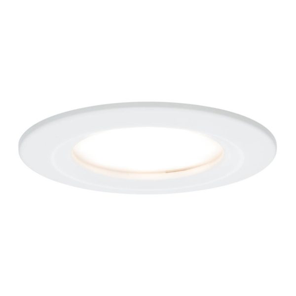 Paulmann lot 3 spots LED Slim Coin dimmable, blanc Paulmann