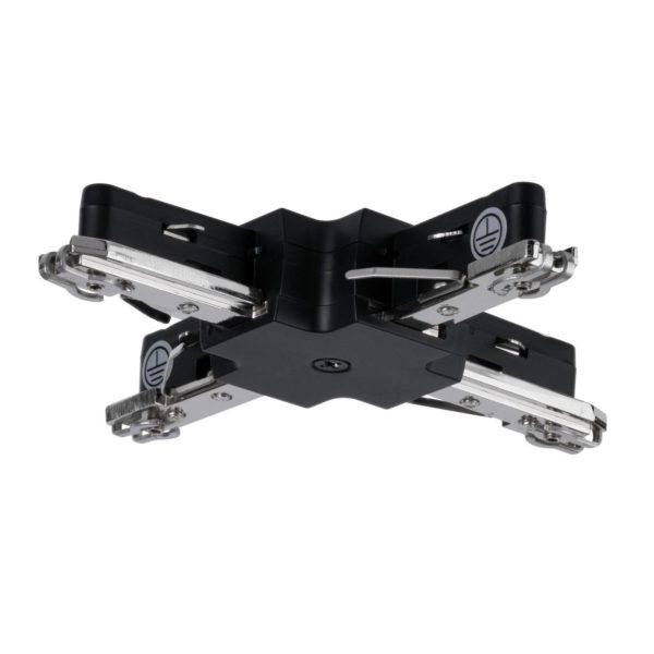 Paulmann URail connecteur en X fixe noir mat Paulmann