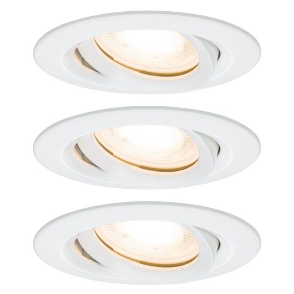 Paulmann Nova spot enc. LED, dimmable, IP65, blanc Paulmann